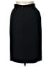 Paul Stanley 100% Wool Solid Black Wool Skirt Size 10 - photo 2