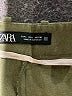 Zara Solid Green Khaki Shorts Size L - photo 3