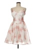 Freesia 100% Polyester Tie-dye Pink Cocktail Dress Size M - photo 1