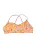 Wild Fable Paisley Yellow Swimsuit Top Size 8 - photo 1