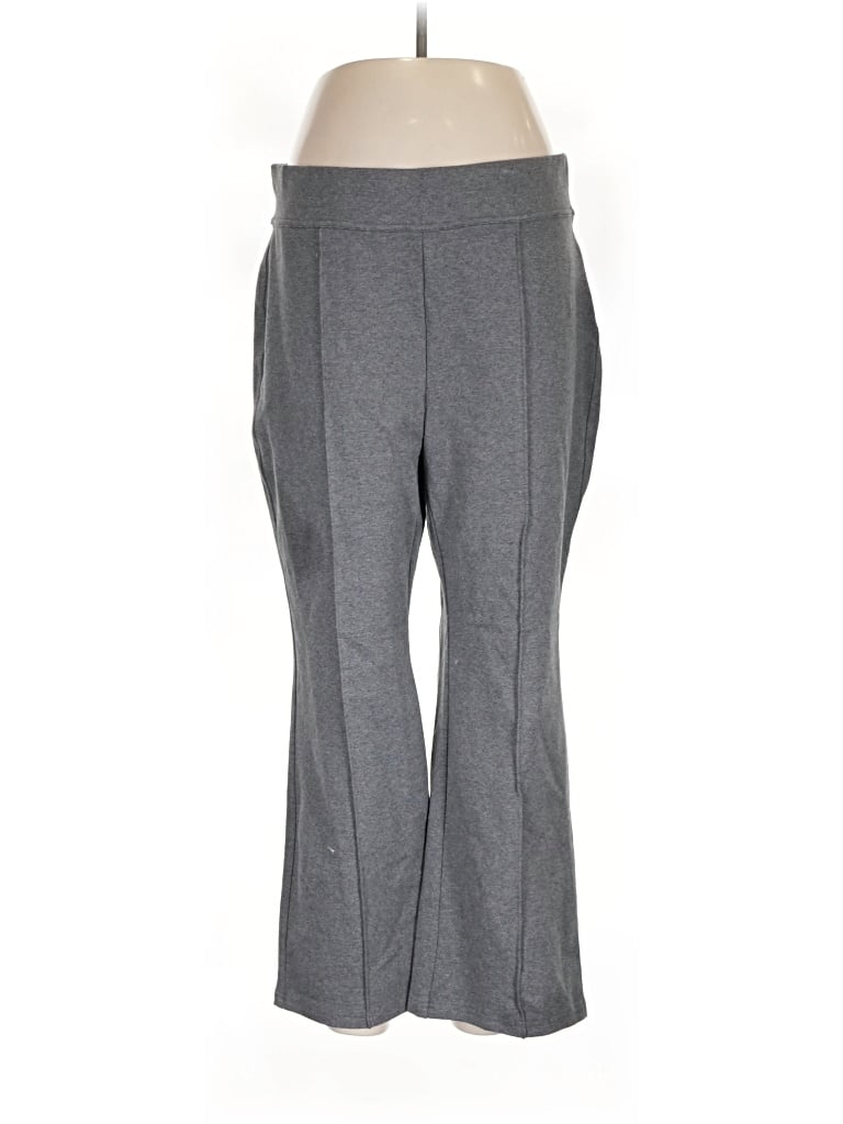 Pre-owned Lands' End Dress Pants In Gray