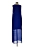 Chaps 100% Polyester Blue Cocktail Dress Size 12 - photo 1