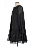 Ann Taylor LOFT 100% Polyester Polka Dots Black Casual Dress Size L - photo 5