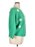 Aaeda Floral Green Pullover Sweater Size XL - photo 4