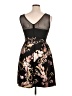 En Focus Studio Floral Black Cocktail Dress Size 14 - photo 2