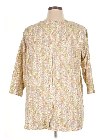 Rose + Olive 3/4 Sleeve Blouse (view 2)