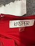 Kasper 100% Polyester Solid Red Cocktail Dress Size 10 - photo 7