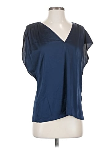 White House Black Market Short Sleeve Blouse (view 1)