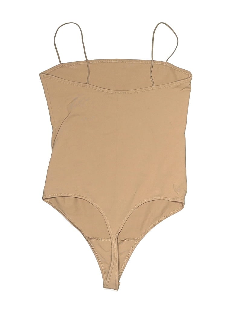 Pre-owned Abercrombie & Fitch Bodysuit In Tan