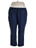 Catherines Solid Blue Active Pants Size 3X - photo 1