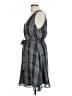 A New Day 100% Polyester Plaid Gray Casual Dress Size L - photo 5