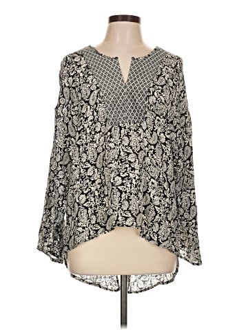 Tolani 3/4 Sleeve Silk Top (view 1)