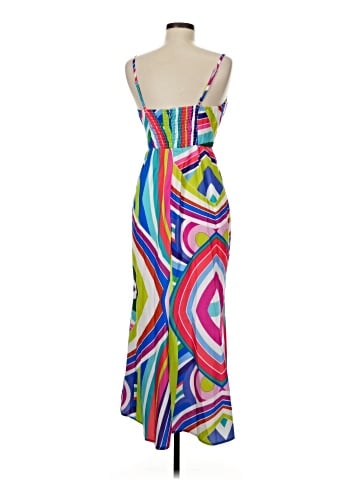 A. Peach Cocktail Dress (view 2)