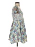 Reset Floral Blue Cocktail Dress Size S - photo 4
