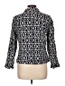 Christopher & Banks 100% Cotton Print Blue Jacket Size L (petite) - photo 2