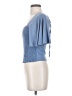 Willow & Root Blue Short Sleeve Top Size M - photo 5