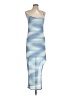 No Boundaries Tie-dye Blue Cocktail Dress Size L - photo 1