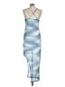 No Boundaries Tie-dye Blue Cocktail Dress Size L - photo 2