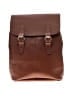 Unbranded 100% Leather Brown Backpack One size - photo 1