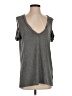 Pam & Gela Gray Short Sleeve Top Size S - photo 1