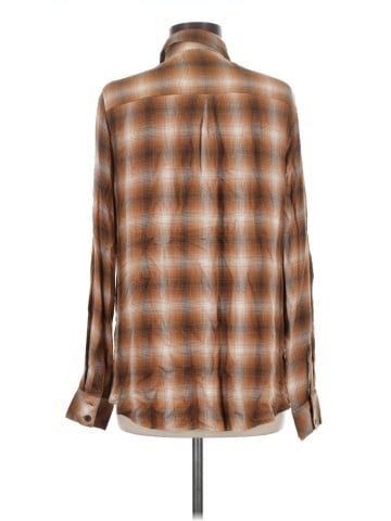 Cosmic Blue Love Long Sleeve Button-Down Shirt (view 2)