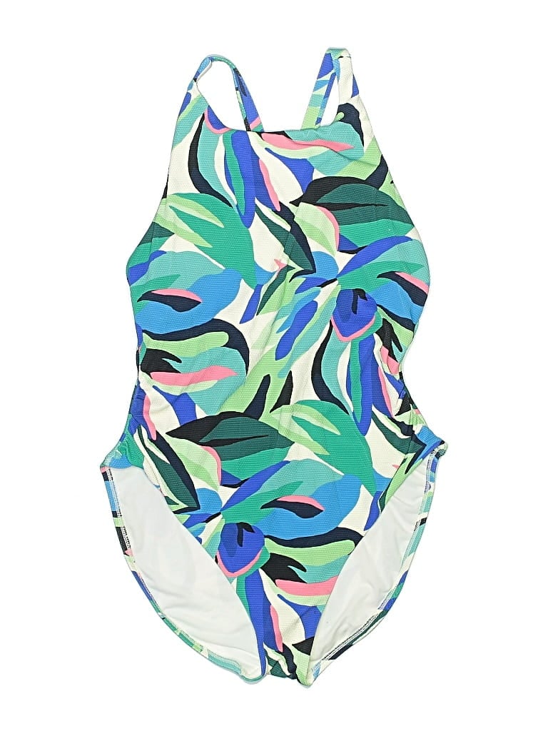 Pre-owned Shade & Shore One Piece Swimsuit In Green