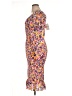 Prettygarden 100% Polyester Print Orange Cocktail Dress Size XL - photo 5