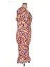 Prettygarden 100% Polyester Print Orange Cocktail Dress Size XL - photo 4