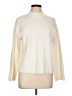 Lucy Paris Ivory Turtleneck Sweater Size L - photo 1