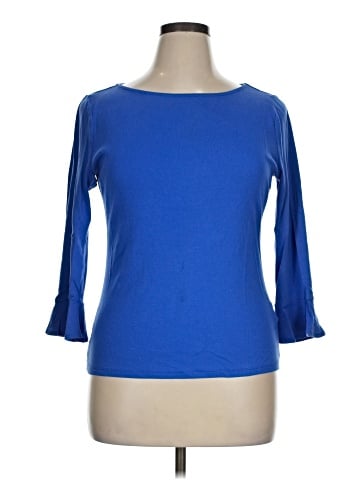 Lauren by Ralph Lauren 3/4 Sleeve T-Shirt (view 1)