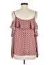Lost + Wander 100% Polyester Polka Dots Burgundy Sleeveless Blouse Size M - photo 2