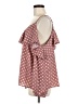 Lost + Wander 100% Polyester Polka Dots Burgundy Sleeveless Blouse Size M - photo 5