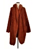 Shein 100% Polyester Brown Coat Size 1X - photo 1