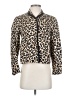 No. 21 100% Cupro Animal Print Gold Jacket Size EU (IT) 40 / US 4 - photo 1