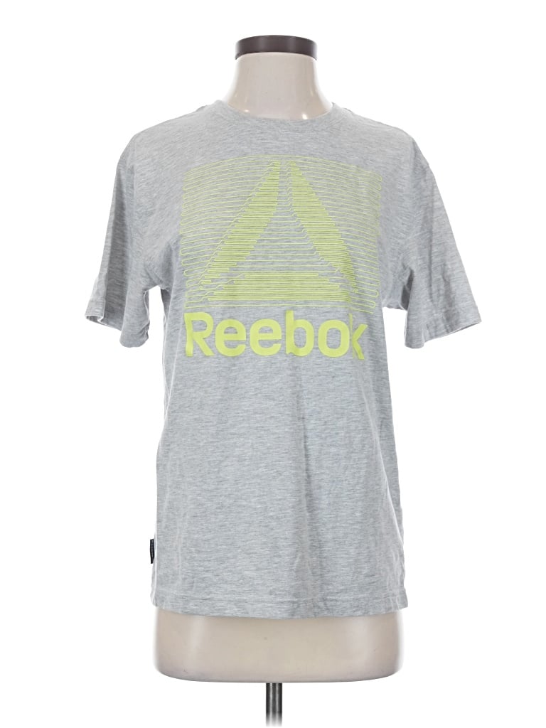 Pre-owned Reebok Short Sleeve T-shirt In Gray