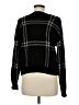 Shein 100% Acrylic Plaid Black Pullover Sweater Size 6 - photo 2