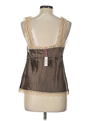 Gold Hawk Sleeveless Silk Top (view 2)