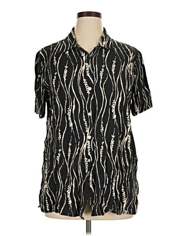 Notations Short Sleeve Button-Down Shirt (view 1)