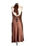 Lulus 100% Polyester Brown Cocktail Dress Size L - photo 2