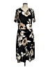 Assorted Brands Floral Black Casual Dress Size M - photo 1