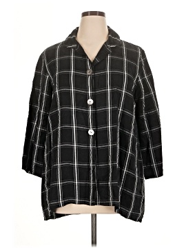 Lior Paris 3/4 Sleeve Button Down Shirt