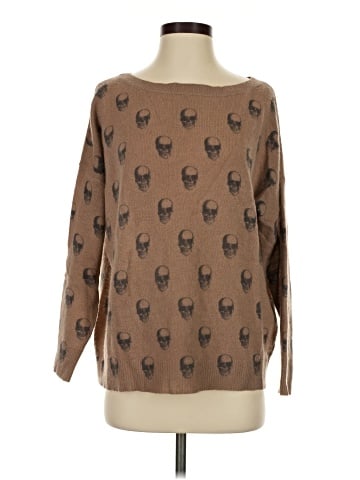 Skull Cashmere Cardigan (view 1)