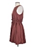 JOA Solid Brown Casual Dress Size XS - photo 5