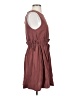 JOA Solid Brown Casual Dress Size XS - photo 4