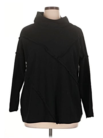 Eleven Stitch Design Turtleneck Sweater (view 1)