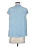 Maison d' Amelie 100% Polyester Blue Short Sleeve Blouse Size S - photo 2