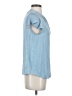 Maison d' Amelie 100% Polyester Blue Short Sleeve Blouse Size S - photo 4