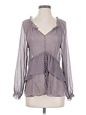 Cynthia Steffe Long Sleeve Silk Top (view 1)