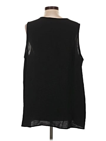 Cotton Bleu Sleeveless T-Shirt (view 2)