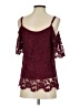 Xhilaration 100% Polyester Burgundy Sleeveless Blouse Size XS - photo 2